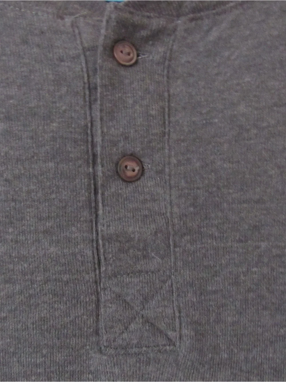 The North Face Mens Long Sleeve Seward Henley Shirt XXL Charcoal Gray Classic